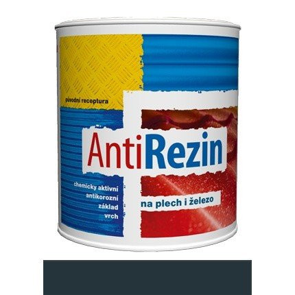 AntiRezin - Antracit - tmavě šedá RAL 7016 - 750 ml - barva na rez (3)