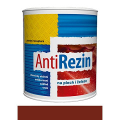 AntiRezin - Červenohnědá RAL 3009 - 2,5 l - barva na rez plechový obal